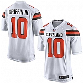 Nike Men & Women & Youth Browns #10 Griffin III White Team Color Game Jersey,baseball caps,new era cap wholesale,wholesale hats